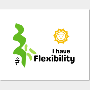 Flexibility & Solar chakra Posters and Art